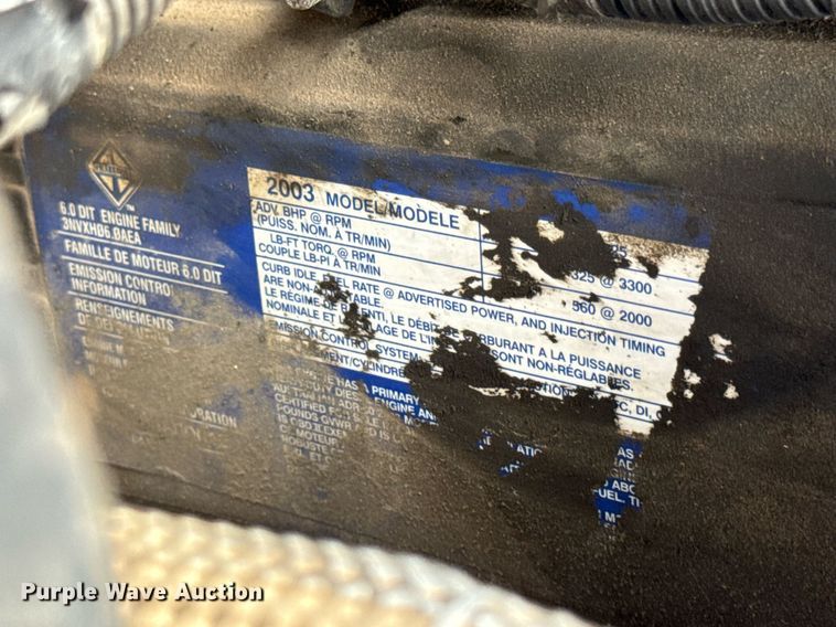 image for item EN4586 2003 Ford F450 Super Duty XL utility / service truck