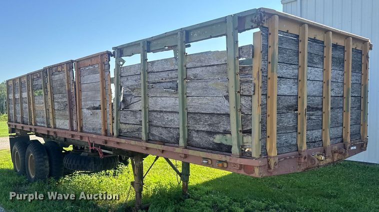 image for item EN4597 1957 Dorsey  flatbed trailer