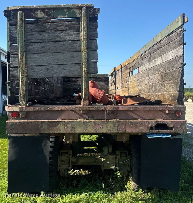 image for item EN4597 1957 Dorsey  flatbed trailer