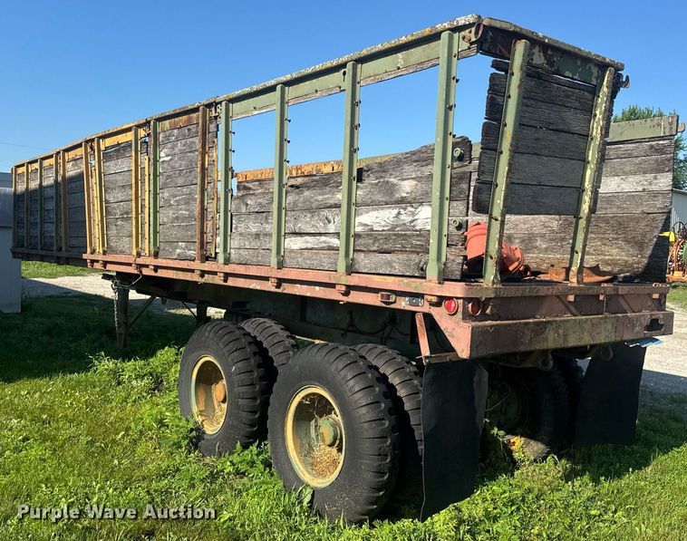 image for item EN4597 1957 Dorsey  flatbed trailer