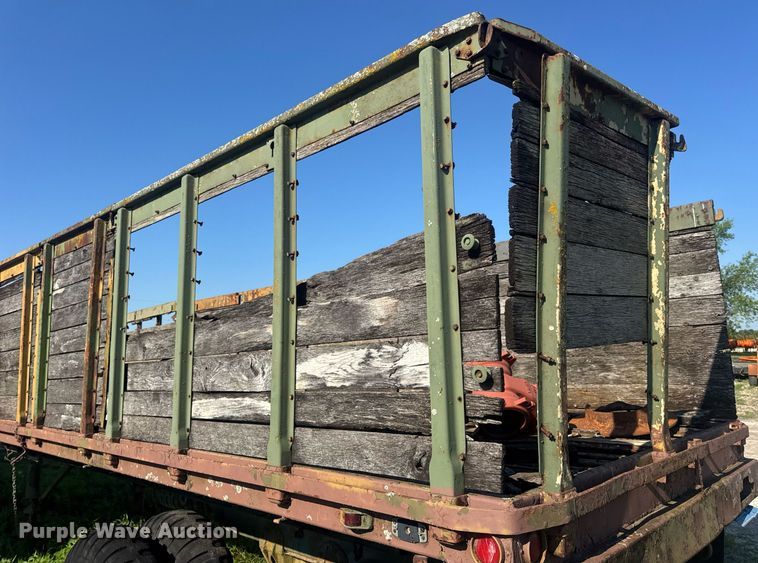 image for item EN4597 1957 Dorsey  flatbed trailer