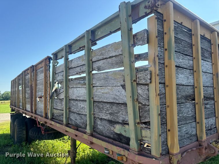 image for item EN4597 1957 Dorsey  flatbed trailer