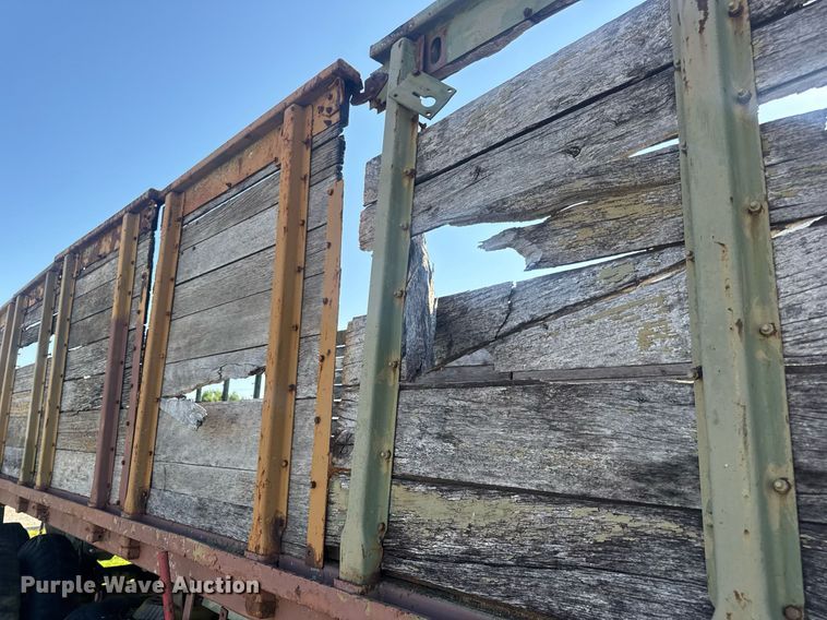 image for item EN4597 1957 Dorsey  flatbed trailer