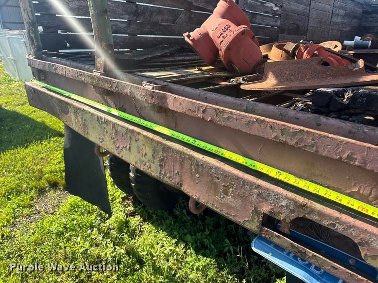 image for item EN4597 1957 Dorsey  flatbed trailer