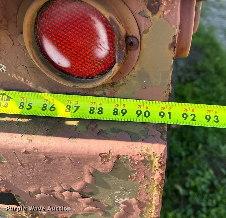 image for item EN4597 1957 Dorsey  flatbed trailer