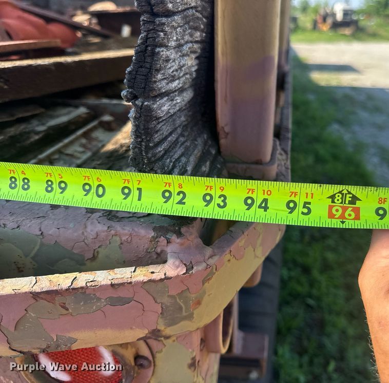 image for item EN4597 1957 Dorsey  flatbed trailer