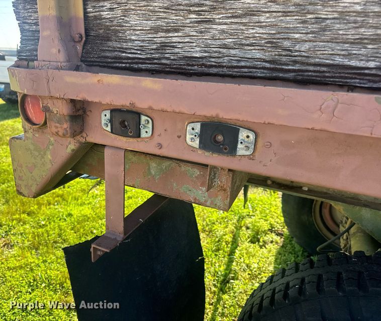 image for item EN4597 1957 Dorsey  flatbed trailer