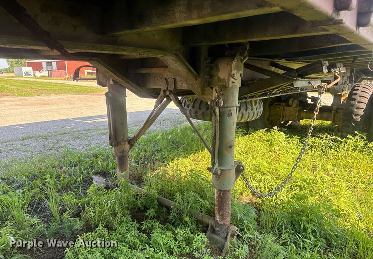 image for item EN4597 1957 Dorsey  flatbed trailer