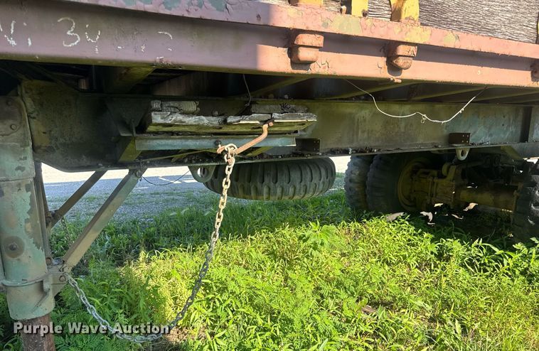 image for item EN4597 1957 Dorsey  flatbed trailer