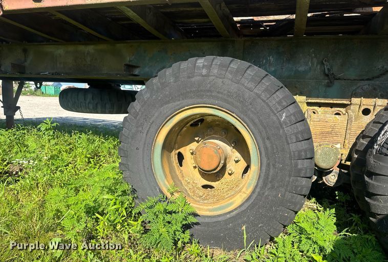 image for item EN4597 1957 Dorsey  flatbed trailer