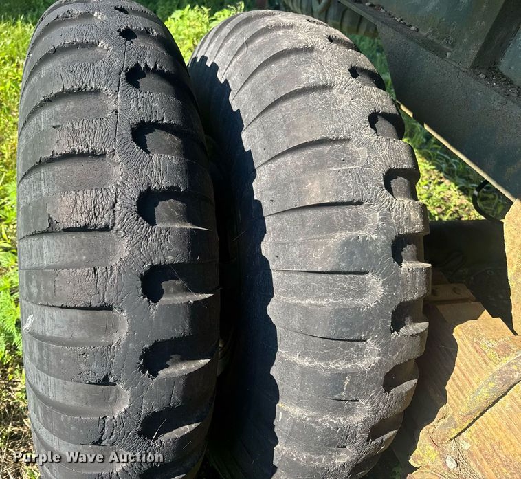 image for item EN4597 1957 Dorsey  flatbed trailer