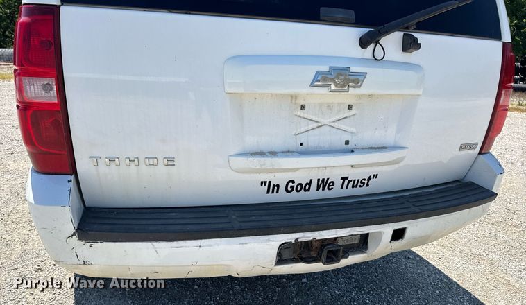 image for item EN4601 2009 Chevrolet  Tahoe Police SUV