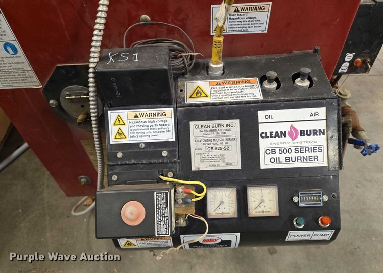 image for item EN8128 Clean Burn CB-525-S2 oil burner 