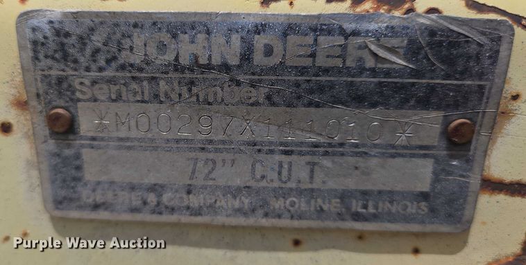 image for item EN8142 (2) John Deere finish mowers