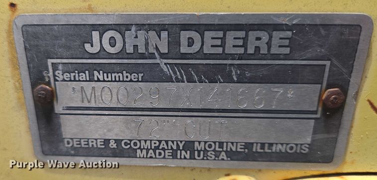 image for item EN8142 (2) John Deere finish mowers