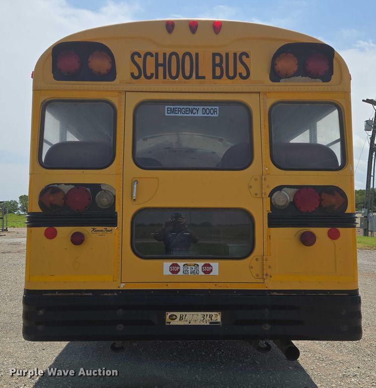 image for item EN8147 2005 Blue Bird school bus