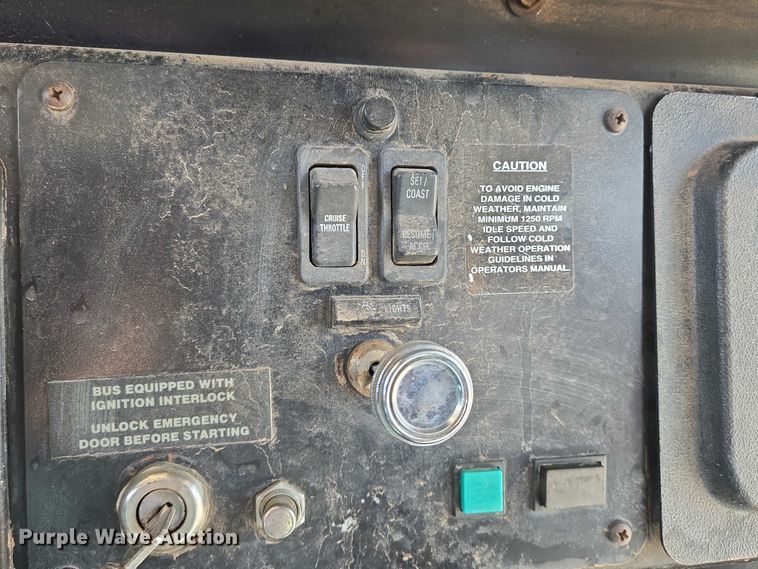 image for item EN8147 2005 Blue Bird school bus