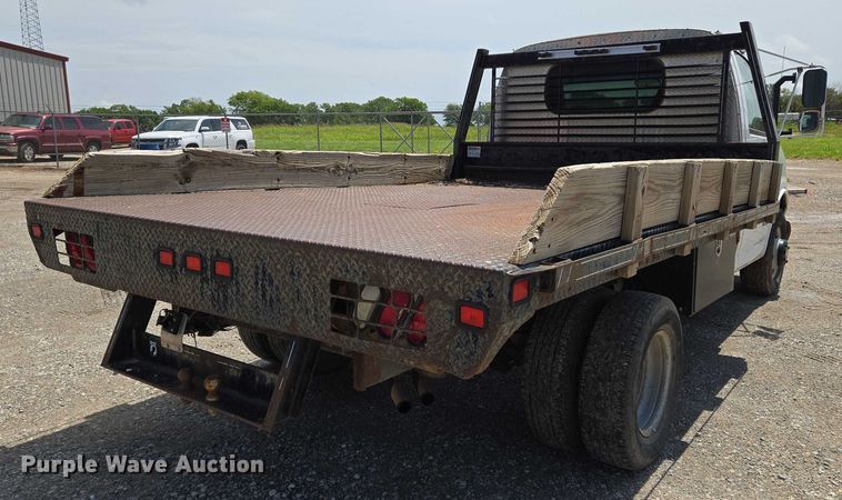 image for item EN8150 1999 Chevrolet Express 3500 dump flatbed pickup truck