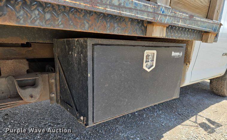 image for item EN8150 1999 Chevrolet Express 3500 dump flatbed pickup truck