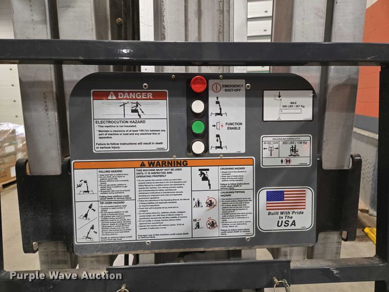 image for item EN8182 JLG 36AM vertical lift