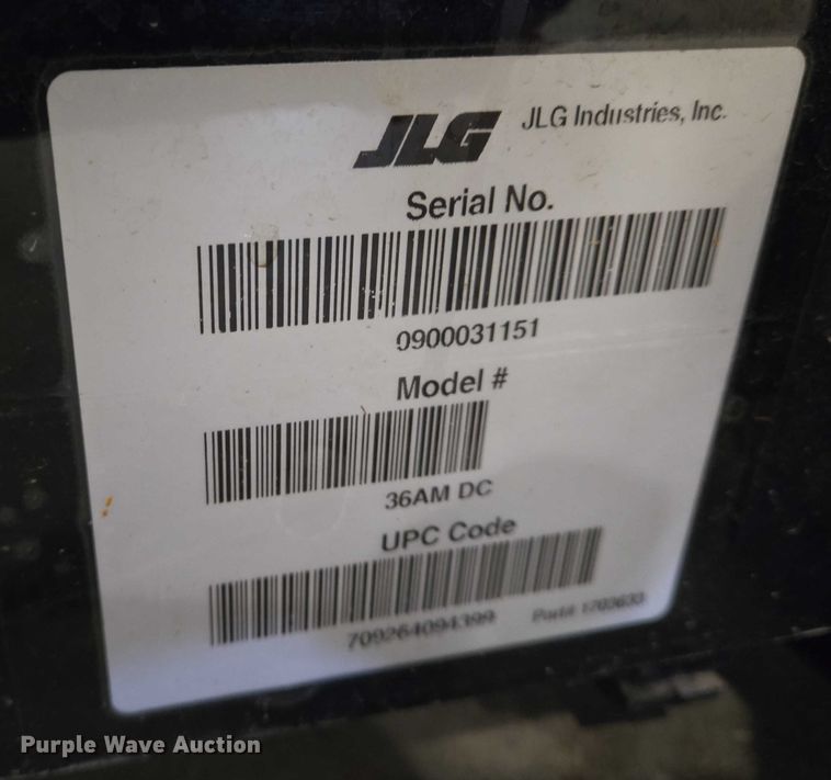 image for item EN8182 JLG 36AM vertical lift