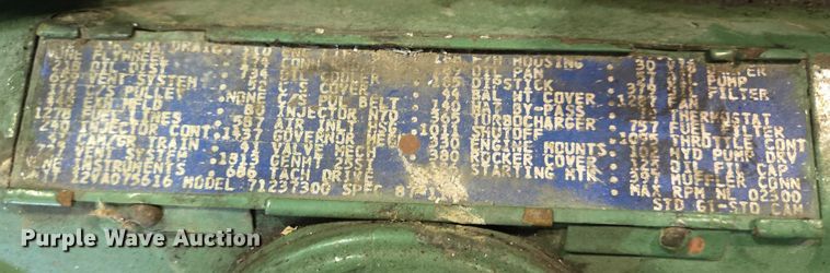 image for item EQ2594 Detroit Diesel Series 71 engine