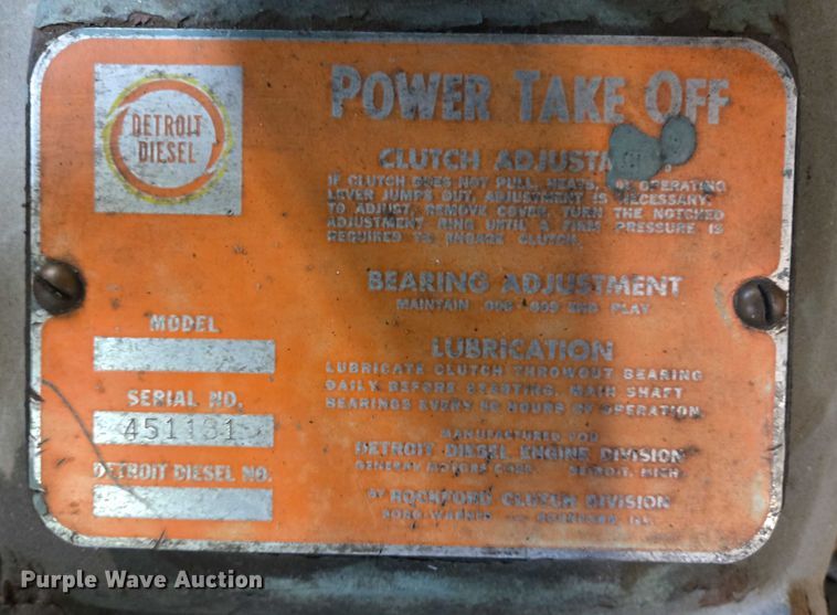 image for item EQ2595 Detroit Diesel 8V71 engine