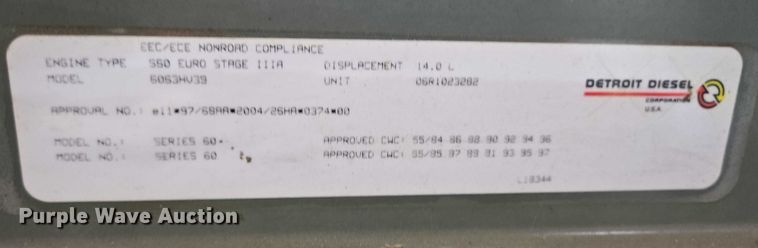 image for item EQ2599 Detroit Diesel Series 60 engine