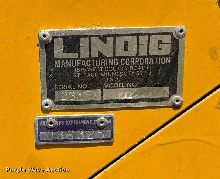 image for item ER2039 Lindig D12 topsoil shredder