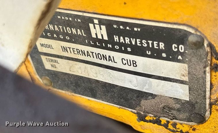 image for item ER2054 International Cub tractor