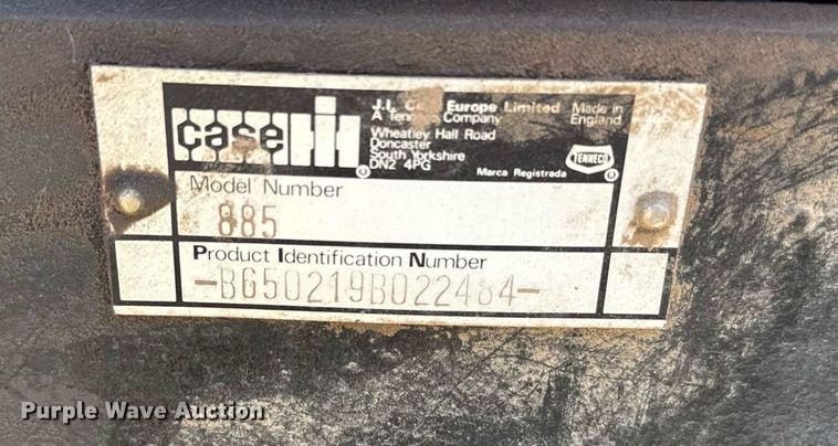 image for item ER2056 1987 Case IH 885 tractor