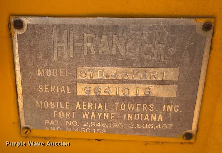 image for item ER2078 1981 Chevrolet C70 bucket truck