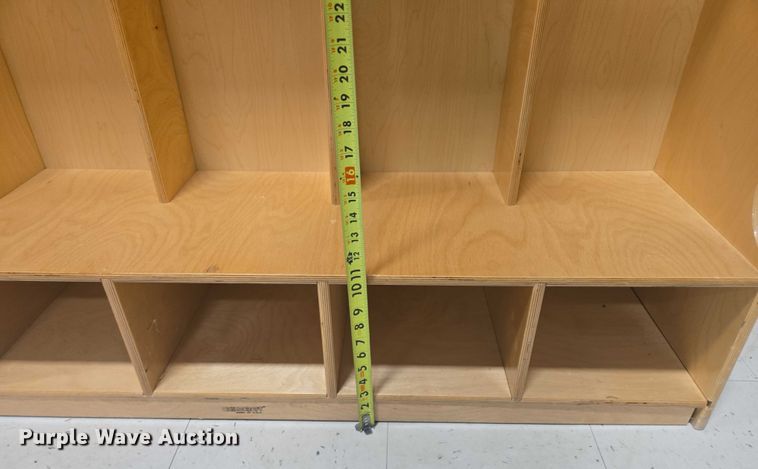 image for item ER5295 (2) wooden lockers