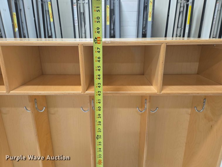 image for item ER5295 (2) wooden lockers