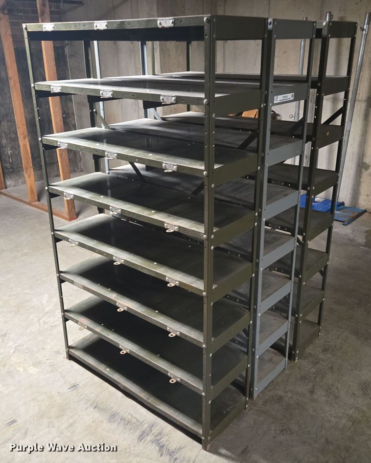 image for item ER5330 (3) metal shelves