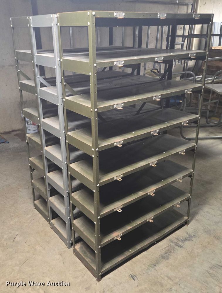 image for item ER5330 (3) metal shelves