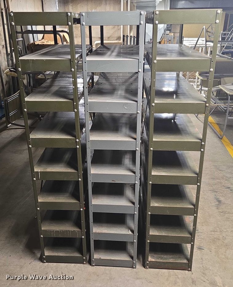 image for item ER5330 (3) metal shelves
