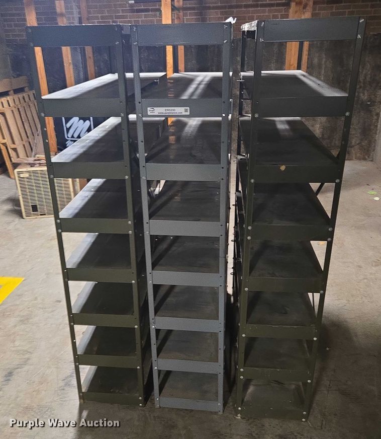 image for item ER5330 (3) metal shelves