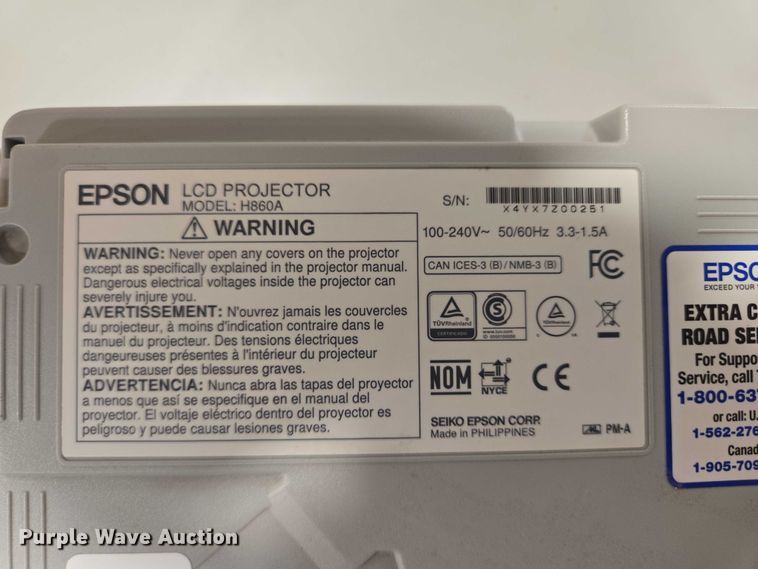 image for item ER5335 (11) Epson LCD projectors