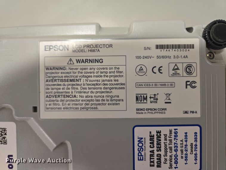 image for item ER5337 (11) Epson LCD projector