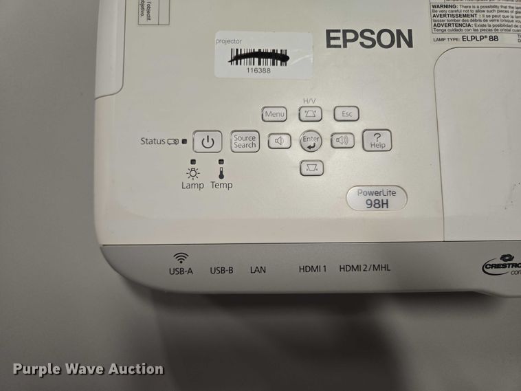 image for item ER5338 (13) Epson LCD projector