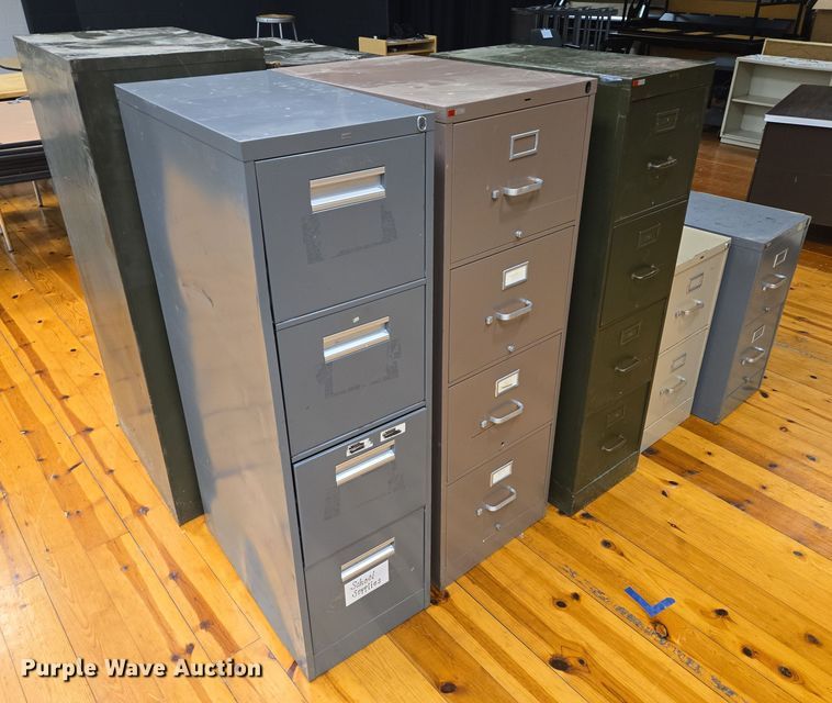 image for item ER5395 (12) filing cabinets