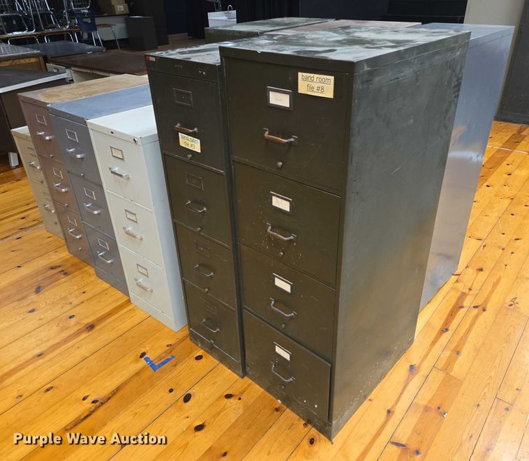 image for item ER5395 (12) filing cabinets