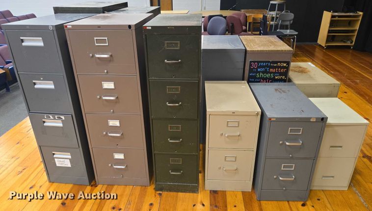 image for item ER5395 (12) filing cabinets