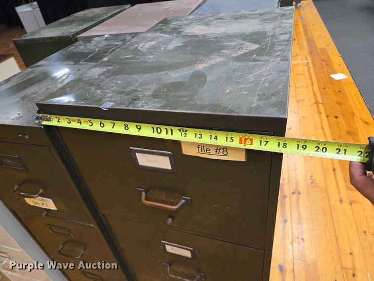 image for item ER5395 (12) filing cabinets