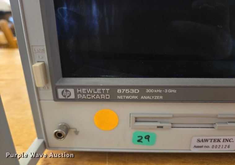 image for item ER5401 Hewlett Packard 8753D network analyzer