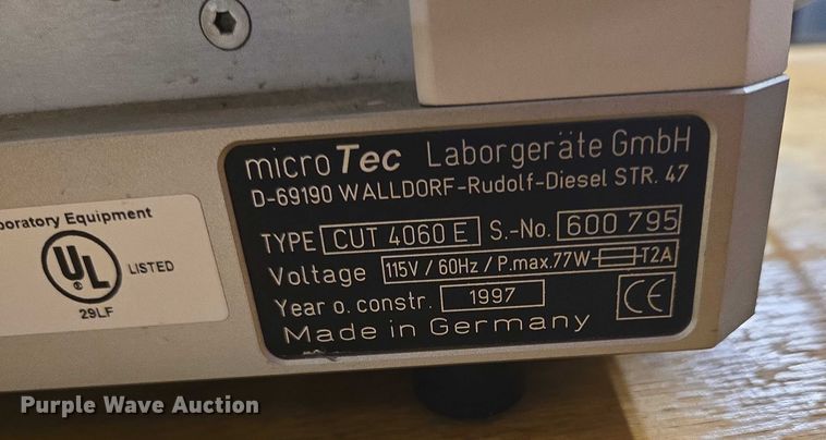 image for item ER5414 1997 Olympus Cut 4060E rotary motorized microtome