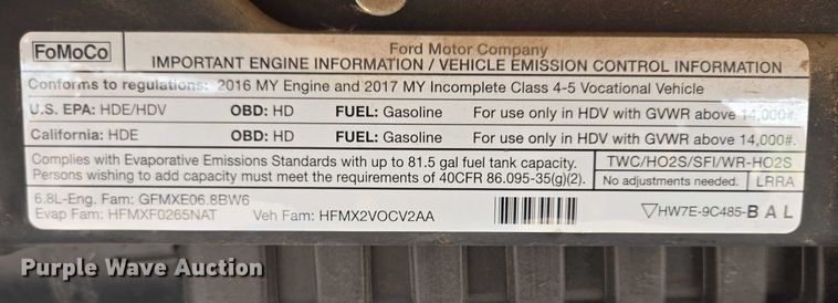 image for item ER5429 2017 Thor Motor Coach Stripped  RV