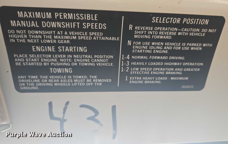 image for item ER5431 1985 GMC 7000 pumper fire truck