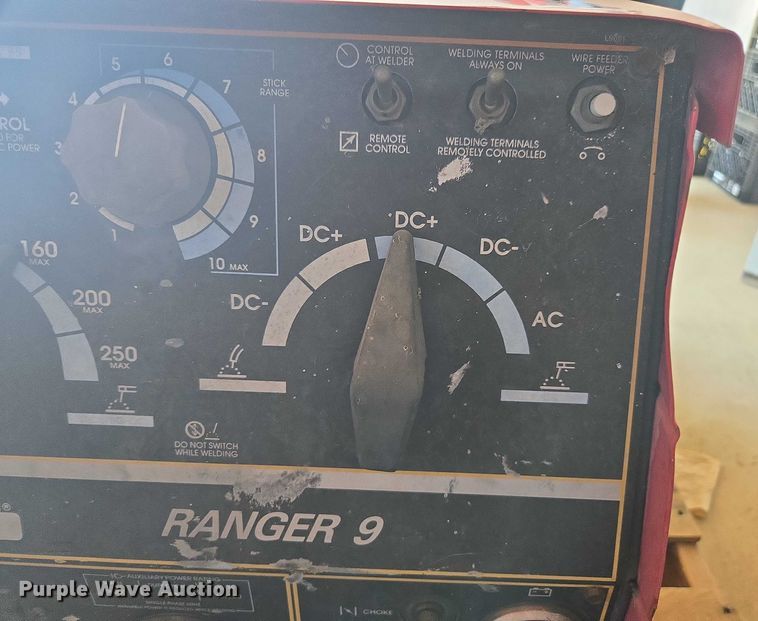 image for item FB9391 Lincoln Electric Ranger 9 welder/generator